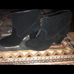 Suede Nine West booties